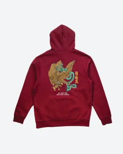 Courage Embroidered Hooded Fleece