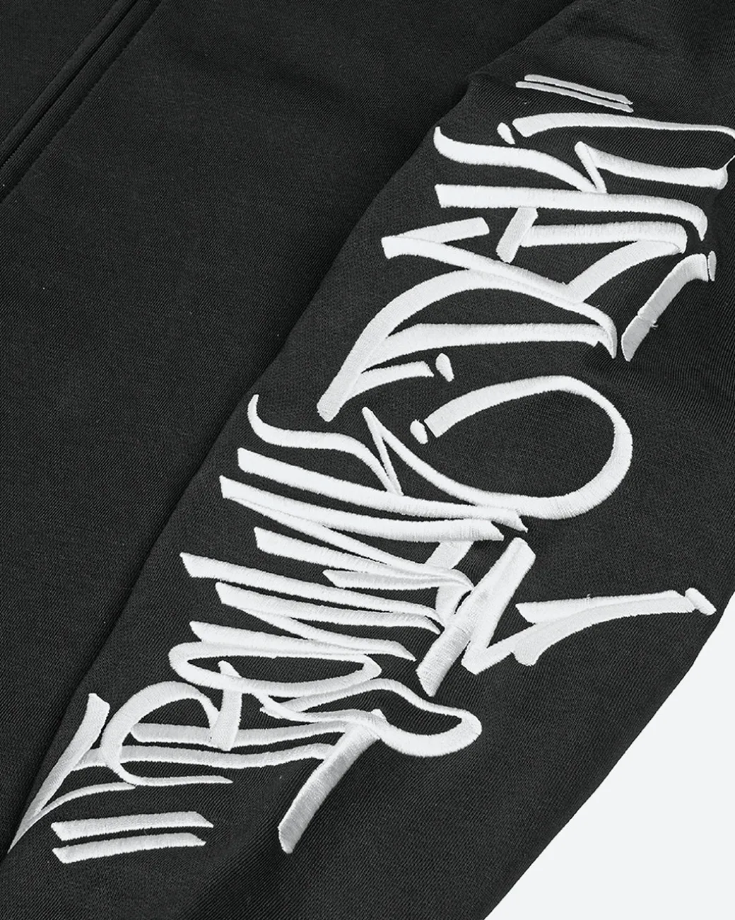 DGK x Ironlak Tag Zip-Up Embroidered Hooded Fleece