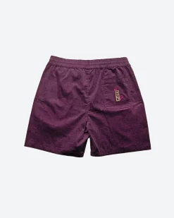 Fire Blossom Embroidered Corduroy Short