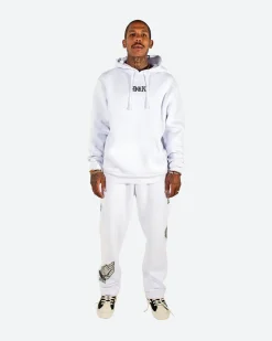 Inked Embroidered Hooded Fleece