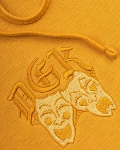 Laugh Now Embroidered Hooded Fleece