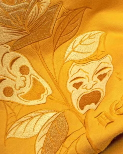 Laugh Now Embroidered Hooded Fleece