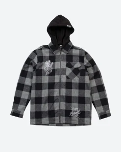 Monterey Embroidered Flannel Shacket