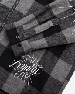 Monterey Embroidered Flannel Shacket