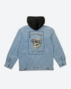 Spade Embroidered Denim Jacket